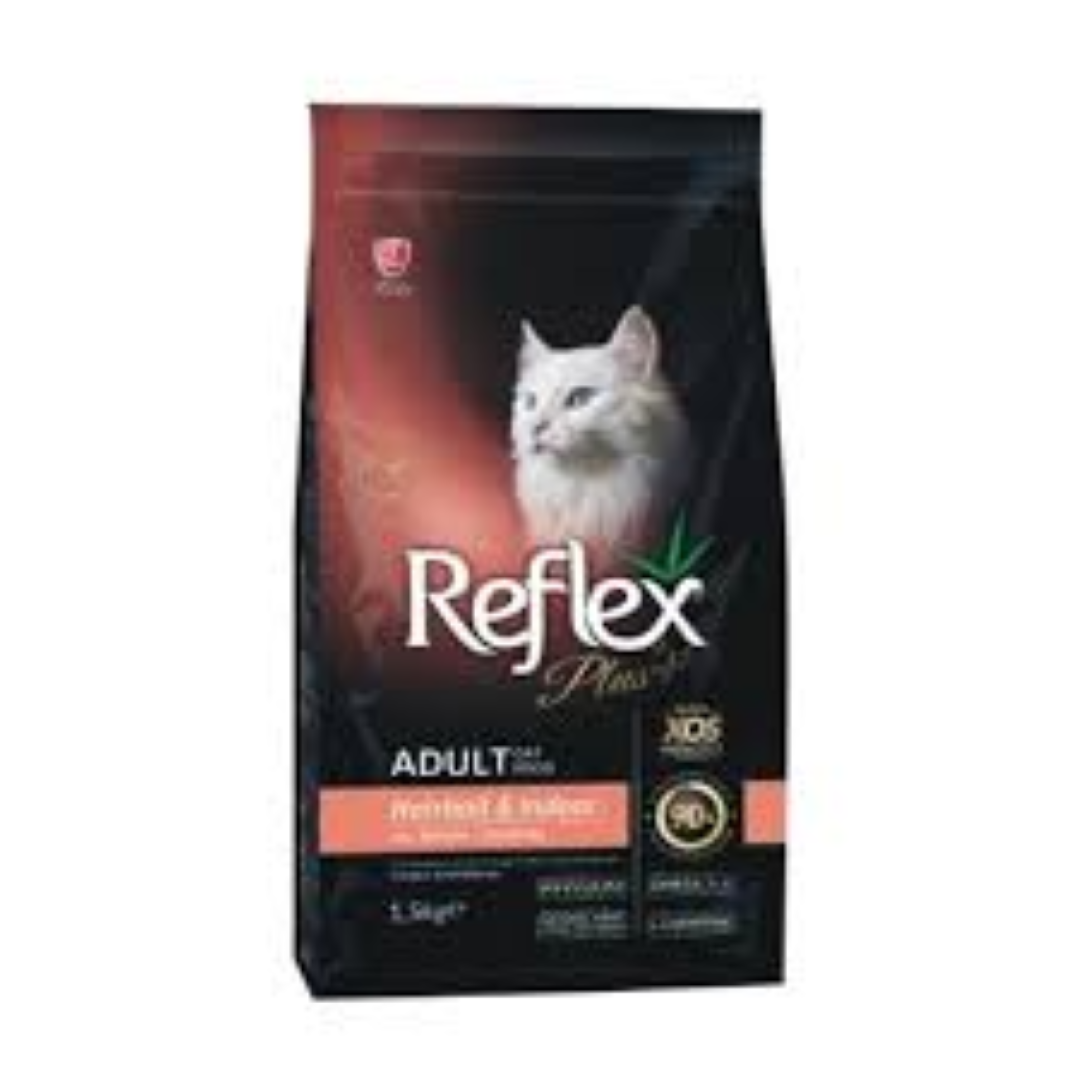 REFLEX PLUS ADULT CAT FOOD HAIRBALL 1.5KG